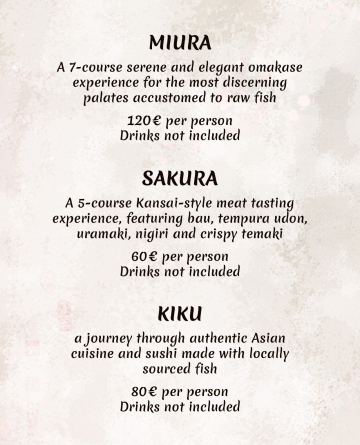 Menu Omakase - 1